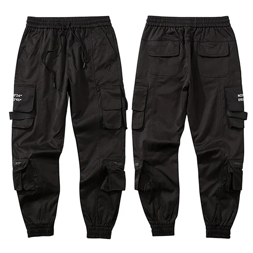 2020 Streetwear Hip Hip Cargo Pants Joggers Side Pockets Harajuku Men Baggy Trousers HipHop Joggers Pants Black Street Wear
2020 Streetwear Hip Hip Cargo Pants Joggers Side Pockets Harajuku Men Baggy Trousers HipHop Joggers Pants Black Street Wear
