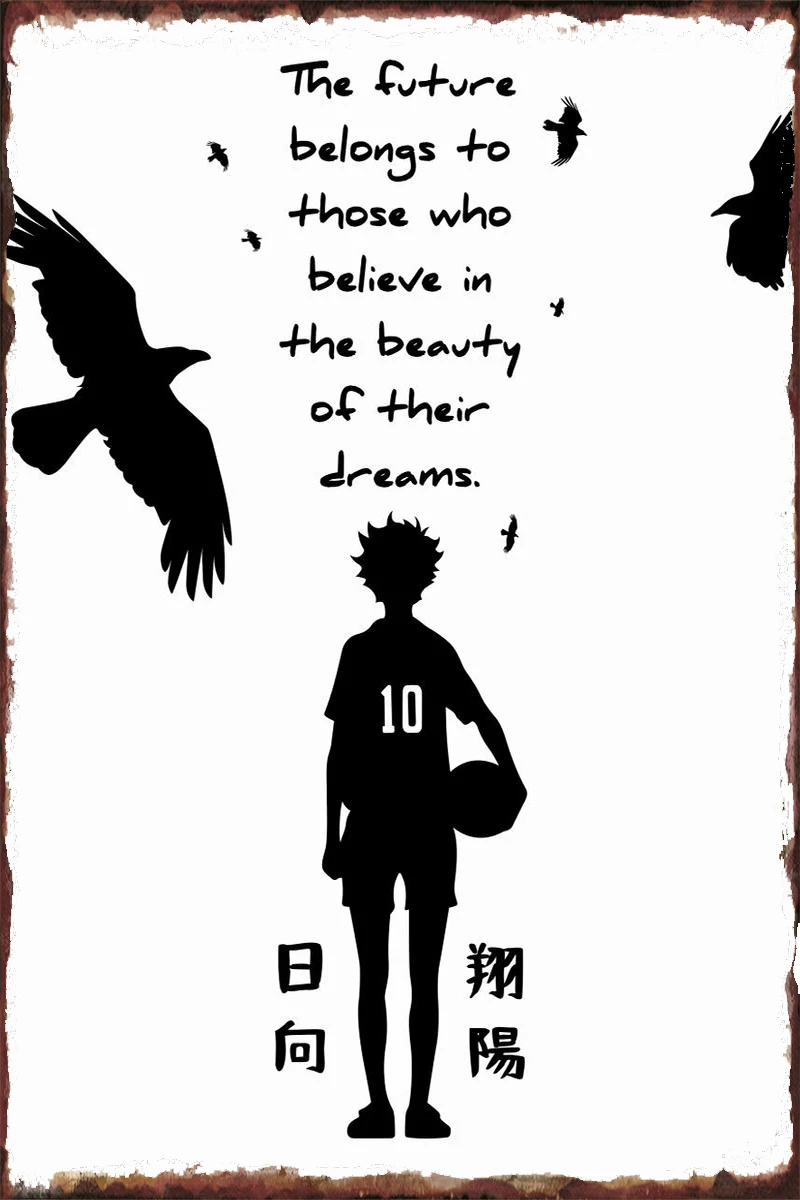 Anime Haikyuu Shoyo Hinata Metal Sign Tin Sign Tin Plates Wall Decor Room Decoration Retro Vintage For Cafe Pub Home Club
Anime Haikyuu Shoyo Hinata Metal Sign Tin Sign Tin Plates Wall Decor Room Decoration Retro Vintage For Cafe Pub Home Club