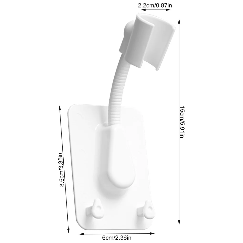 Self-Adhesive Shower Head Bracket 360 Degrees Rotate Adjustable Handheld Showerhead Holder 2 Hooks Stand Wall Mount
Self-Adhesive Shower Head Bracket 360 Degrees Rotate Adjustable Handheld Showerhead Holder 2 Hooks Stand Wall Mount