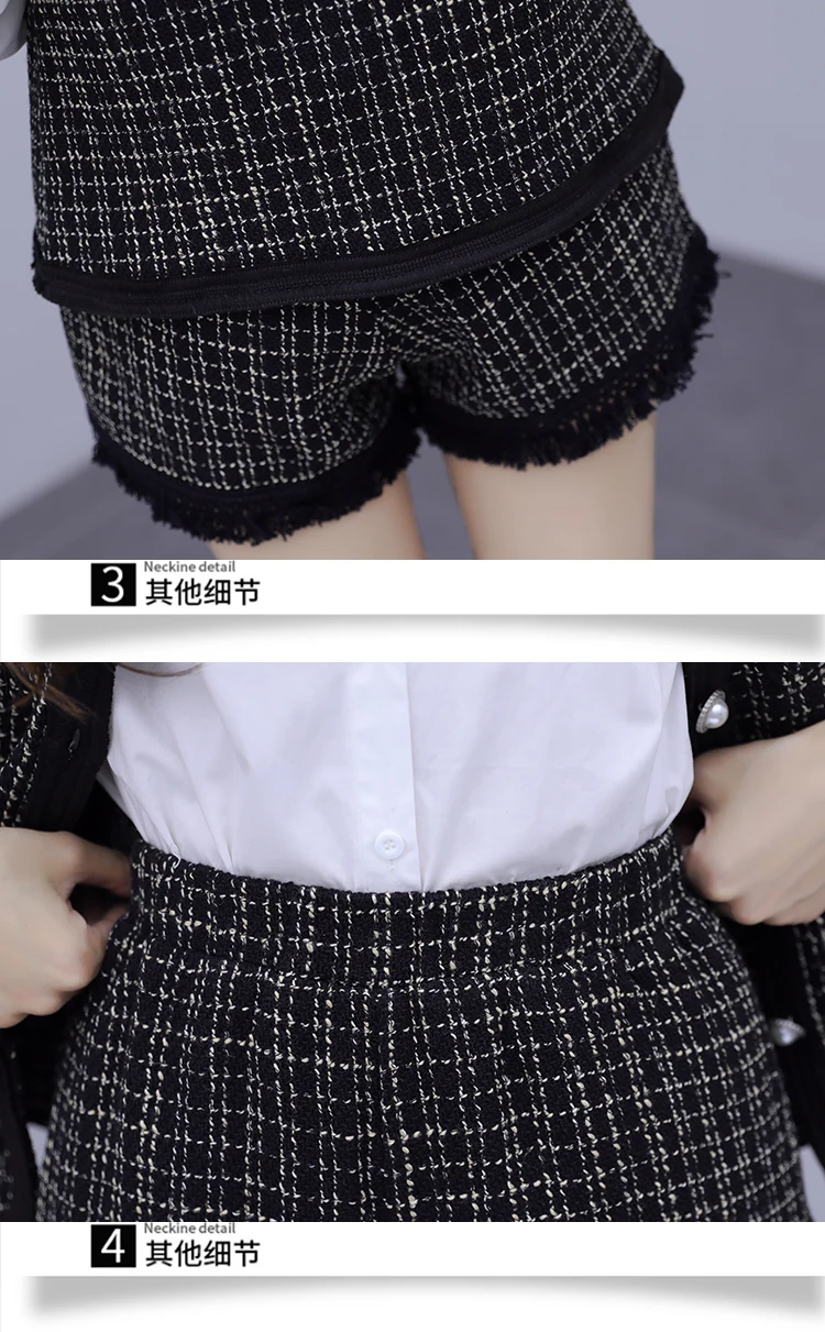 Plaid Two Piece Short Set For Women Sleeveless Women's Suit Fashion Ensemble Femme Deux Pieces Year-old Female Costume
Plaid Two Piece Short Set For Women Sleeveless Women's Suit Fashion Ensemble Femme Deux Pieces Year-old Female Costume