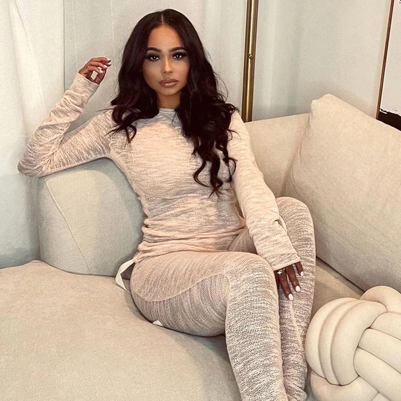2021 Women Casual Winter Solid Shirred Flare Pant Set Long Sleeve Outfits Autumn Streetwear Bodycon Trouser 2 Piece Set Female
2021 Women Casual Winter Solid Shirred Flare Pant Set Long Sleeve Outfits Autumn Streetwear Bodycon Trouser 2 Piece Set Female