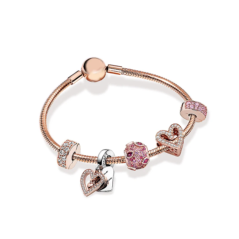 100% S925 terling Silver Spring rose gold hand-painted love kiss charm pendant pan bracelet confession valentine's
100% S925 terling Silver Spring rose gold hand-painted love kiss charm pendant pan bracelet confession valentine's