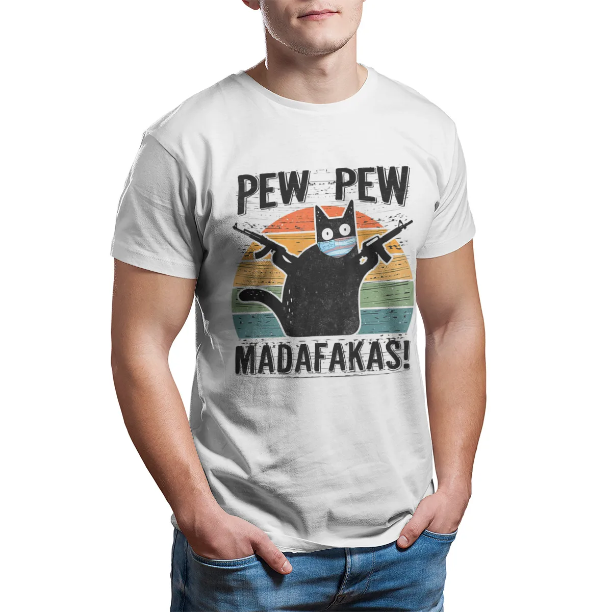 Pew Madafakas Shirt Pew Guns Funny Black Cat Kawaii News 2021 Short Sleeve Anime Christmas Oversized Plus Size Clothing 11337
Pew Madafakas Shirt Pew Guns Funny Black Cat Kawaii News 2021 Short Sleeve Anime Christmas Oversized Plus Size Clothing 11337