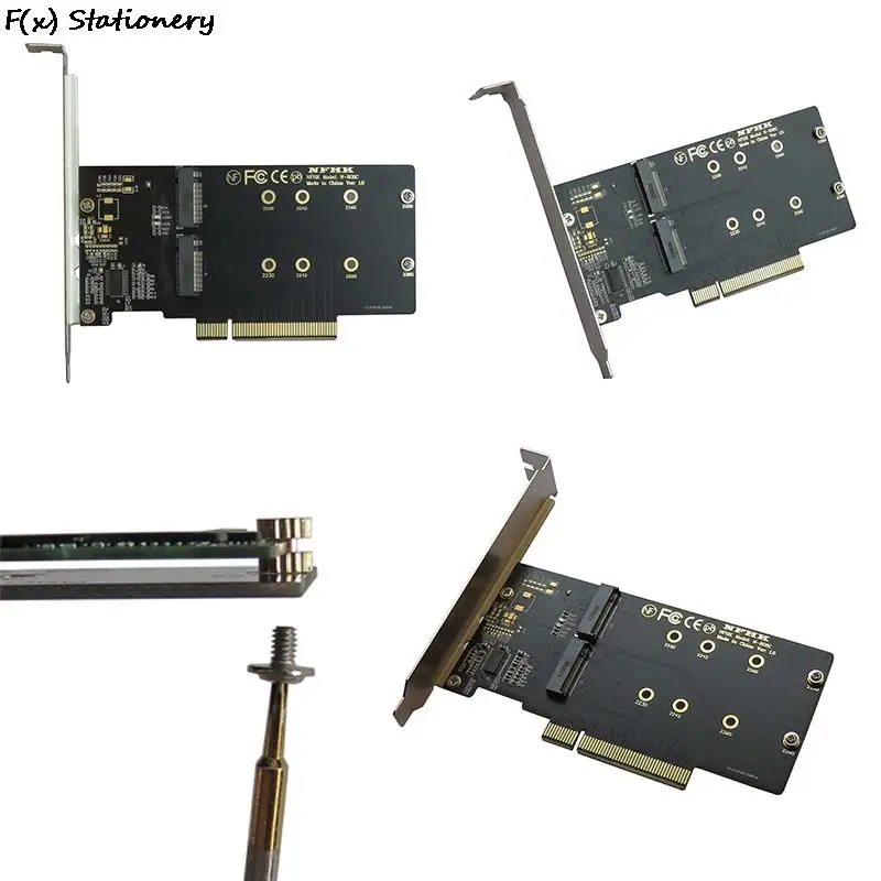 Dual 2X NVME M.2 AHCI к PCIE Express 3,0 Gen3 X8 X16 Raid Card VROC Raid0 Hyper Adapter
Dual 2X NVME M.2 AHCI к PCIE Express 3,0 Gen3 X8 X16 Raid Card VROC Raid0 Hyper Adapter