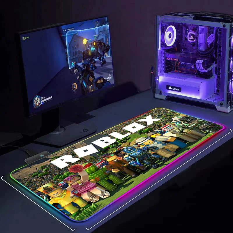 Mouse Pad RGB Gaming Accessories Computer Large 900x400 Mousepad Gamer Rubber Carpet With Backlit Keyboard Led Roblox Desk Mat
Mouse Pad RGB Gaming Accessories Computer Large 900x400 Mousepad Gamer Rubber Carpet With Backlit Keyboard Led Roblox Desk Mat