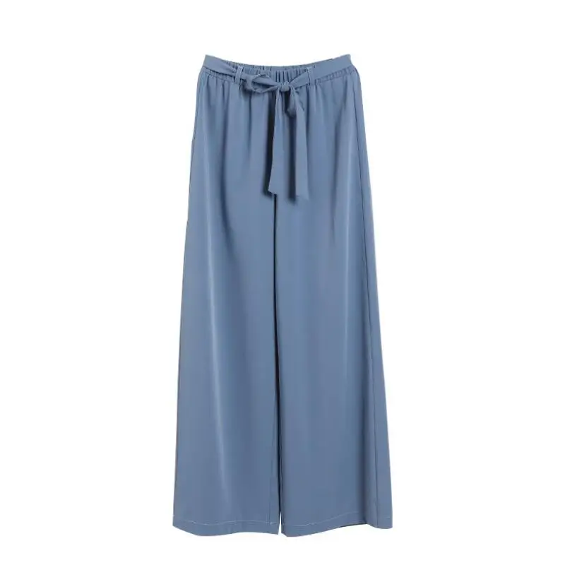 Женские шифоновые брюки с широкими штанинами, повседневные Прямые брюки свободного покроя с высокой эластичной талией, S464, лето-осень 2021
Женские шифоновые брюки с широкими штанинами, повседневные Прямые брюки свободного покроя с высокой эластичной талией, S464, лето-осень 2021