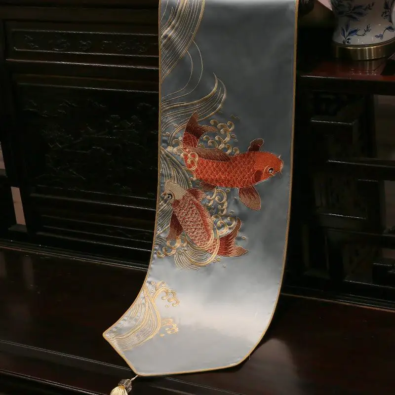 The new Chinese style table runner table cloth seats waterproof furniture tea table tea table flag Chinese runners
The new Chinese style table runner table cloth seats waterproof furniture tea table tea table flag Chinese runners