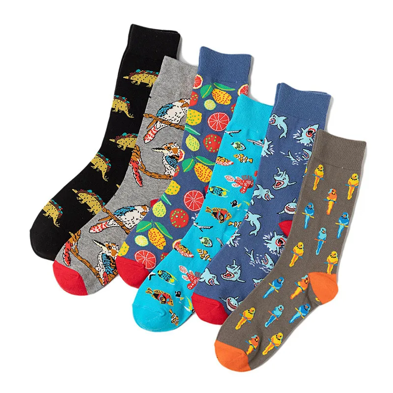 Fashion Hip Hop Trend Funny Men Socks Personality Cartoon Anime Skateboard Socks Breathable Antiskid High Quality Happy Socks
Fashion Hip Hop Trend Funny Men Socks Personality Cartoon Anime Skateboard Socks Breathable Antiskid High Quality Happy Socks