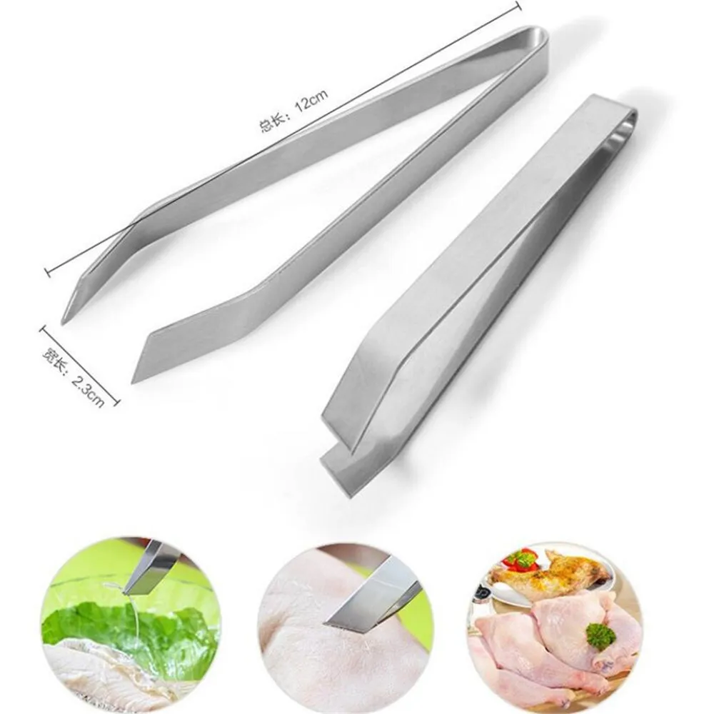 Stainless Steel Fish Bone Tweezers Remover Pincer Puller Tongs Pick-Up Seafood Tool Kitchen Tweezer
Stainless Steel Fish Bone Tweezers Remover Pincer Puller Tongs Pick-Up Seafood Tool Kitchen Tweezer