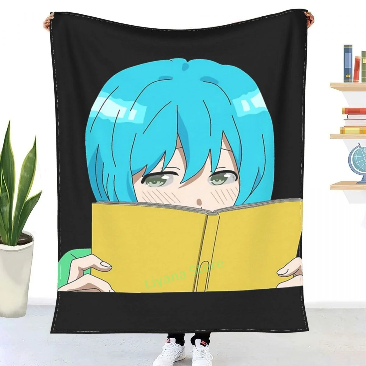 Cute Embarrassed Anime Blue Girl Reading A Book Throw Blanket printed sofa bedroom decorative blanket children adult Christmas
Cute Embarrassed Anime Blue Girl Reading A Book Throw Blanket printed sofa bedroom decorative blanket children adult Christmas