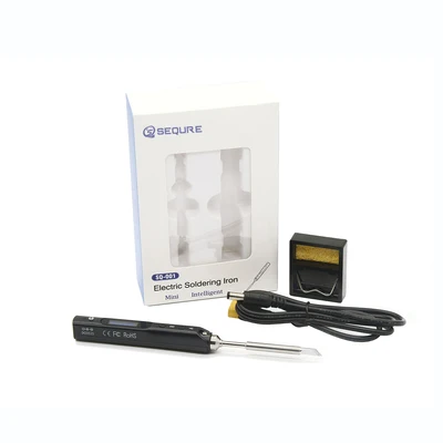 SQ-001 Mini Electric Soldering Iron Welding Solder Iron Tips 65W 12-24V TS Portable 100-400 Adjustable for Outdoor DIY Tools
SQ-001 Mini Electric Soldering Iron Welding Solder Iron Tips 65W 12-24V TS Portable 100-400 Adjustable for Outdoor DIY Tools