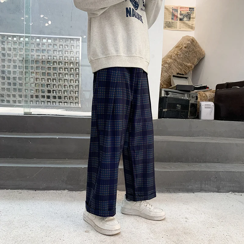 KOSAHIKI 2021 Loose Plaid Long Women Men Pants Harajuku High Waist Preppy Trousers Streetwear Korean Casual All-match Clothes
KOSAHIKI 2021 Loose Plaid Long Women Men Pants Harajuku High Waist Preppy Trousers Streetwear Korean Casual All-match Clothes