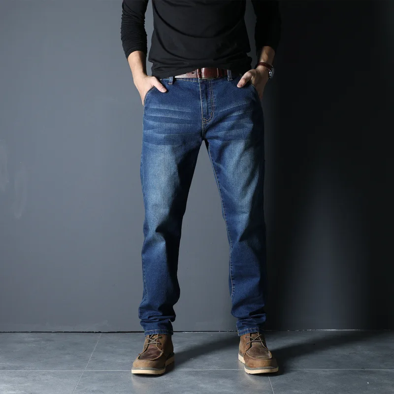 7720 Jeans Men Fashion Chic Business Casual Youth Loose Stretch Large Size Straight High Waist Solid Color Zipper Denim Pants
7720 Jeans Men Fashion Chic Business Casual Youth Loose Stretch Large Size Straight High Waist Solid Color Zipper Denim Pants