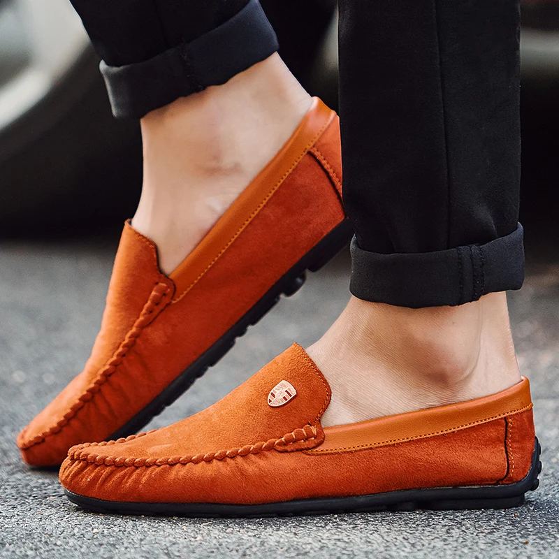 Loafers Men's Shoes Suede Leather Black Men Shoes Fashion Mens Casual Shoes Hot Sale Sepatu Slip on Summer Driving Loafers
Loafers Men's Shoes Suede Leather Black Men Shoes Fashion Mens Casual Shoes Hot Sale Sepatu Slip on Summer Driving Loafers