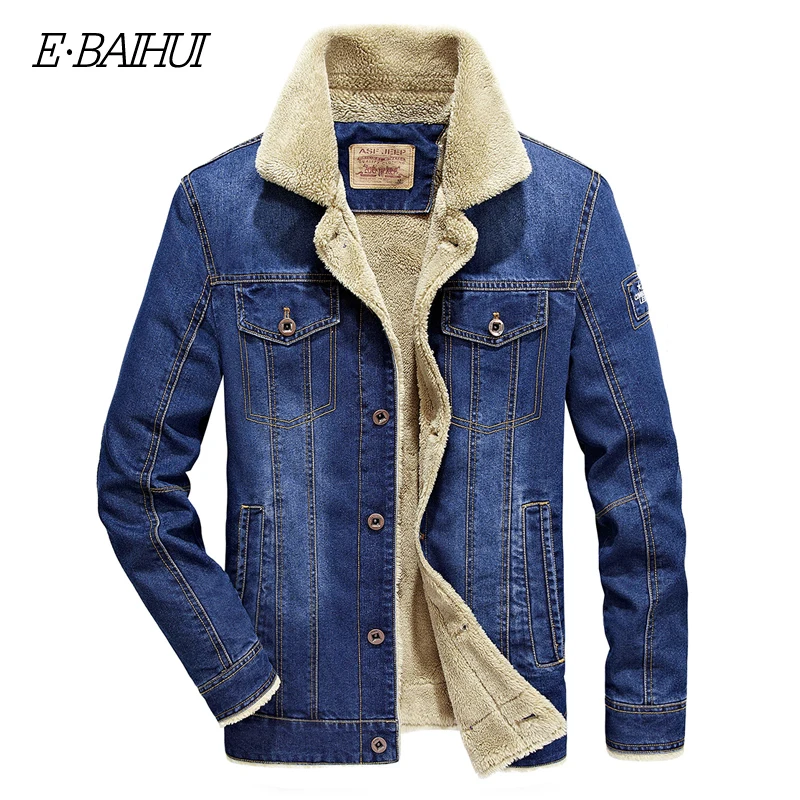 E-BAIHUI Winter Men Fashion outdoor Denim Jacket Mens casual streetwear Jacket Men Brand Jacket Slim Fit Denim Coats Male G057
E-BAIHUI Winter Men Fashion outdoor Denim Jacket Mens casual streetwear Jacket Men Brand Jacket Slim Fit Denim Coats Male G057
