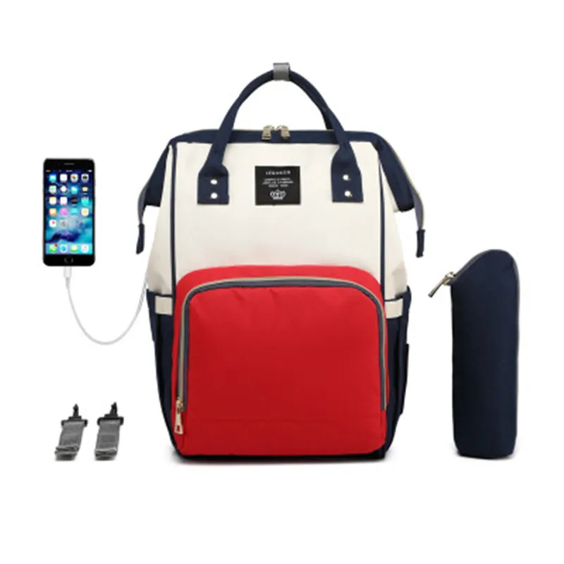 USB Waterproof Diaper Bag Backpack Baby Bags Nursing Care Maternity Bag USB Organizer Diaper Backpack For Mom Mummy Bag
USB Waterproof Diaper Bag Backpack Baby Bags Nursing Care Maternity Bag USB Organizer Diaper Backpack For Mom Mummy Bag