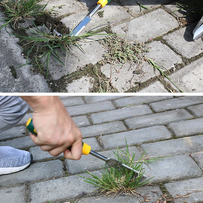 Stainless Steel Patio Weeder Garden Hand Weeders Stainless Steel Blades Mirror Polishing Weeders MD7