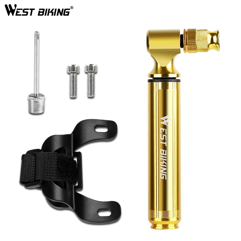 WEST BIKING Mini Portable Aluminium Alloy Bicycle Air Pump Bike Tire Inflator Super Light Accessories MTB Road Bike Cycling Pump
WEST BIKING Mini Portable Aluminium Alloy Bicycle Air Pump Bike Tire Inflator Super Light Accessories MTB Road Bike Cycling Pump