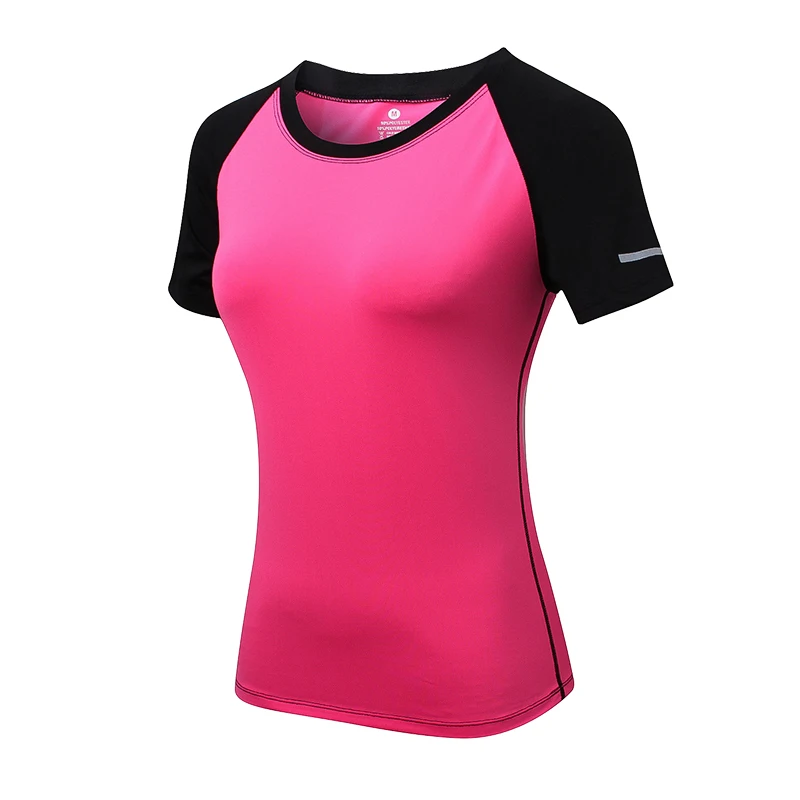 2019 New Women Yoga Tops Quick Dry Fitness Sports Short Sleeve T Shirt Gym Running Workout Tops Slim Yoga Shirt Fitness Clothing
2019 New Women Yoga Tops Quick Dry Fitness Sports Short Sleeve T Shirt Gym Running Workout Tops Slim Yoga Shirt Fitness Clothing