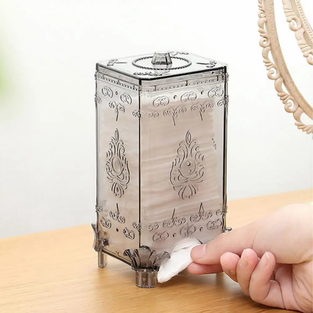 40% Hot Sales!!! European Style Clear Makeup Cotton Pad Dispenser Cosmetic Container Storage Box
40% Hot Sales!!! European Style Clear Makeup Cotton Pad Dispenser Cosmetic Container Storage Box