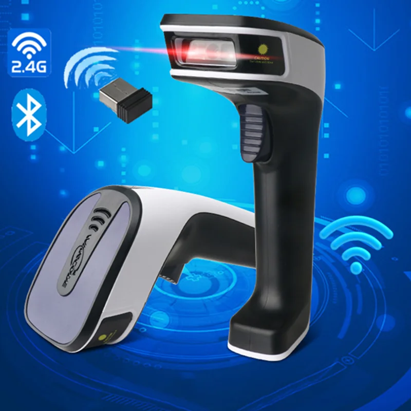 2.4G bluetooth Barcode Scanner COMS Sensor Intelligent Recognition Manual Scan QR Code Rechargeable Fast Speed Wireless Scanner
2.4G bluetooth Barcode Scanner COMS Sensor Intelligent Recognition Manual Scan QR Code Rechargeable Fast Speed Wireless Scanner