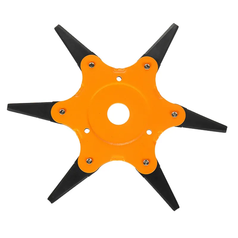 6 Blades Metal Cutter Head Grass Trimmer Brush 65Mn Weed Brush Cutting Head Garden Power Tool Accessories For Lawn Mower Eater
6 Blades Metal Cutter Head Grass Trimmer Brush 65Mn Weed Brush Cutting Head Garden Power Tool Accessories For Lawn Mower Eater