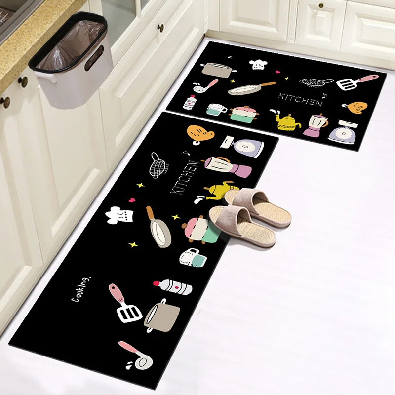 Tableware Element Kitchen Mat Home Dining Table Floor Rug Cartoon Anti-slip Entrance Doormat Bedroom Bay Window Decoration Mats
Tableware Element Kitchen Mat Home Dining Table Floor Rug Cartoon Anti-slip Entrance Doormat Bedroom Bay Window Decoration Mats