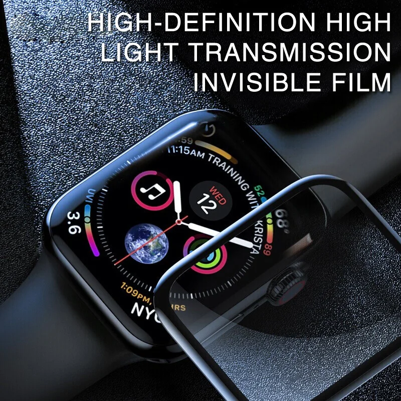 Защита экрана для Apple Watch закаленное защитное стекло iWatch серии 7 6 SE 5 4 45 мм 44 41 40 |