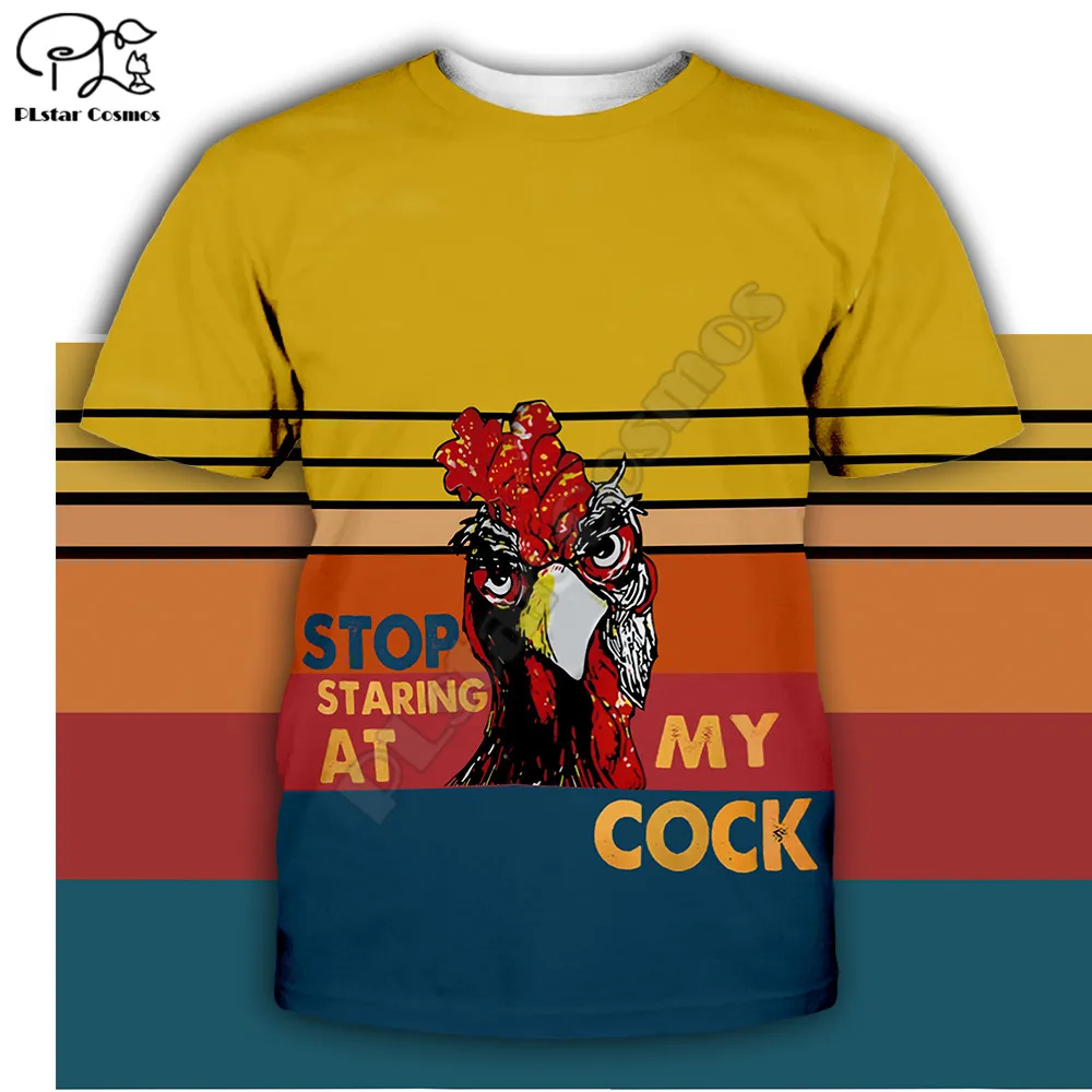 Футболка Мужская/женская с коротким рукавом, Повседневная рубашка в желтую полоску, с 3D принтом курицы, стиль 1, в стиле Харадзюку, на лето
Футболка Мужская/женская с коротким рукавом, Повседневная рубашка в желтую полоску, с 3D принтом курицы, стиль 1, в стиле Харадзюку, на лето