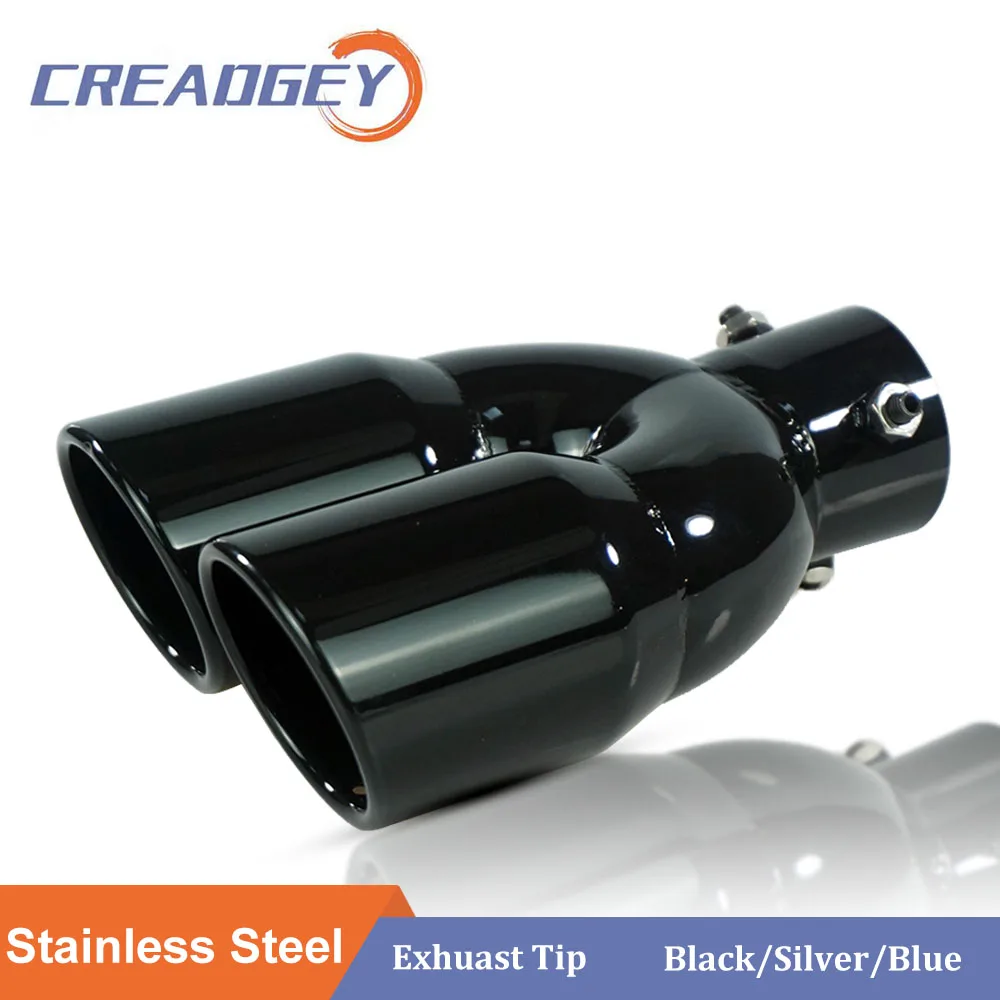 Creadgey 1PCS Car Rear Exhaust Tip Stainless Steel Muffler Tail Pipe Universal Nozzle Trim Modified Dual Outlet Car Accessories
Creadgey 1PCS Car Rear Exhaust Tip Stainless Steel Muffler Tail Pipe Universal Nozzle Trim Modified Dual Outlet Car Accessories