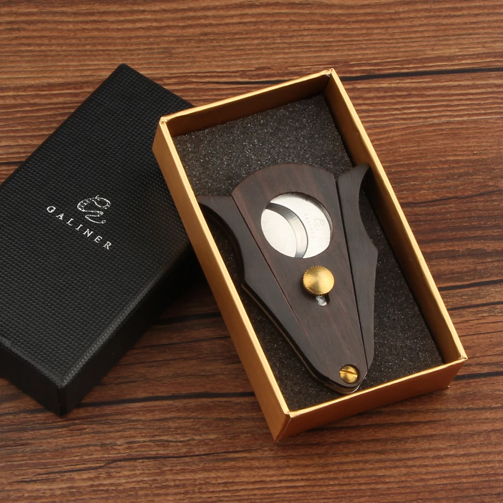 GALINER Guillotine Cigar Cutter Knife Sharp Cigar Scissors New Smoking Accessories Pocket Stainless Steel Cutting Tool
GALINER Guillotine Cigar Cutter Knife Sharp Cigar Scissors New Smoking Accessories Pocket Stainless Steel Cutting Tool