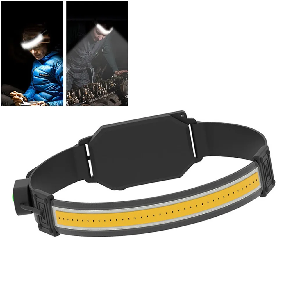 Head Torch 3 Modes USB Rechargeable COB LED Headlamp Headlight Floodlight With Charging Cable For Fishing Cycling Camping Hiking
Head Torch 3 Modes USB Rechargeable COB LED Headlamp Headlight Floodlight With Charging Cable For Fishing Cycling Camping Hiking