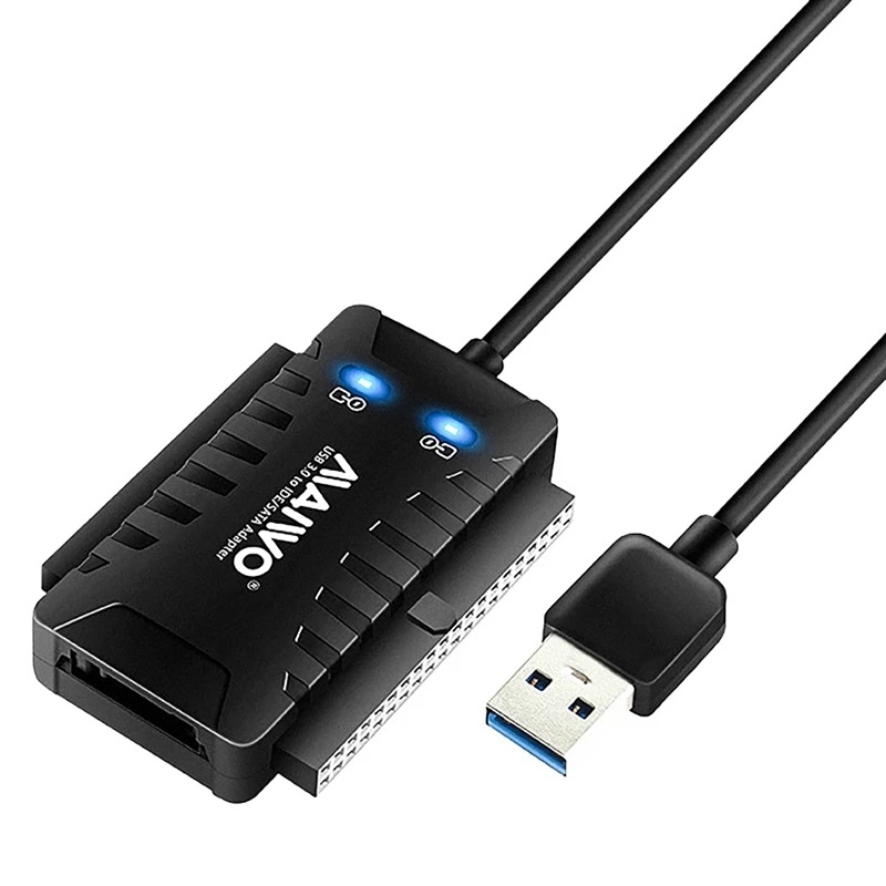 

MAIWO K132U3IS Hard Disk Adapter USB3.0 to IDE/SATA Interface Adapter Supports 2.5/3.5 Inch Universal Hard Disk Adapter