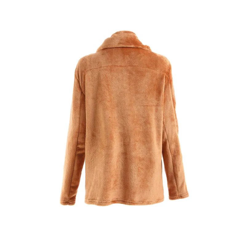 Faux Fur Coat Fleece Women Sweatshirts Fashion Solid Turn-down Collar Long Sleeve Winter Outwear Plus Size Casual Plush Jackets
Faux Fur Coat Fleece Women Sweatshirts Fashion Solid Turn-down Collar Long Sleeve Winter Outwear Plus Size Casual Plush Jackets