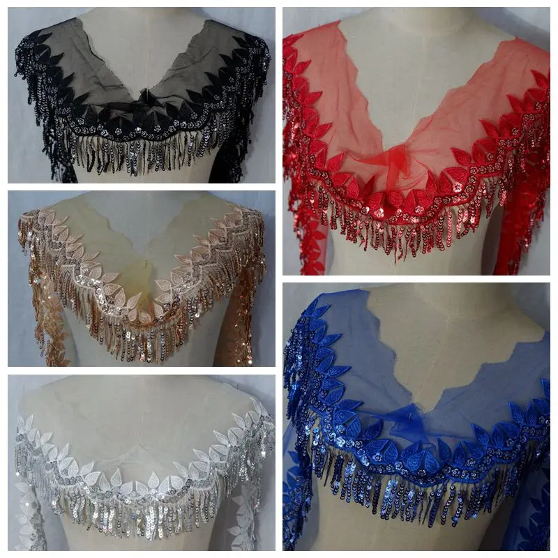 2m/bag High-grade Mesh Embroidery Sequins Tassel Clothing Lace DIY Skirt Dress Stitching Accessories
2m/bag High-grade Mesh Embroidery Sequins Tassel Clothing Lace DIY Skirt Dress Stitching Accessories