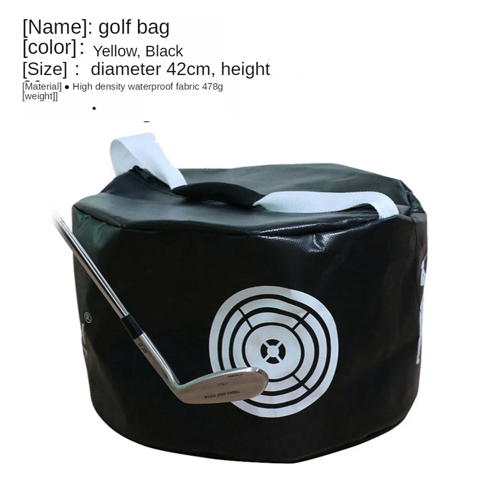 Golf Power Impact Swing Aid Practice Smash Hit Strike Bag Beginner Trainer Batting Bag Golf Training Aids New Black And Yellow
Golf Power Impact Swing Aid Practice Smash Hit Strike Bag Beginner Trainer Batting Bag Golf Training Aids New Black And Yellow
