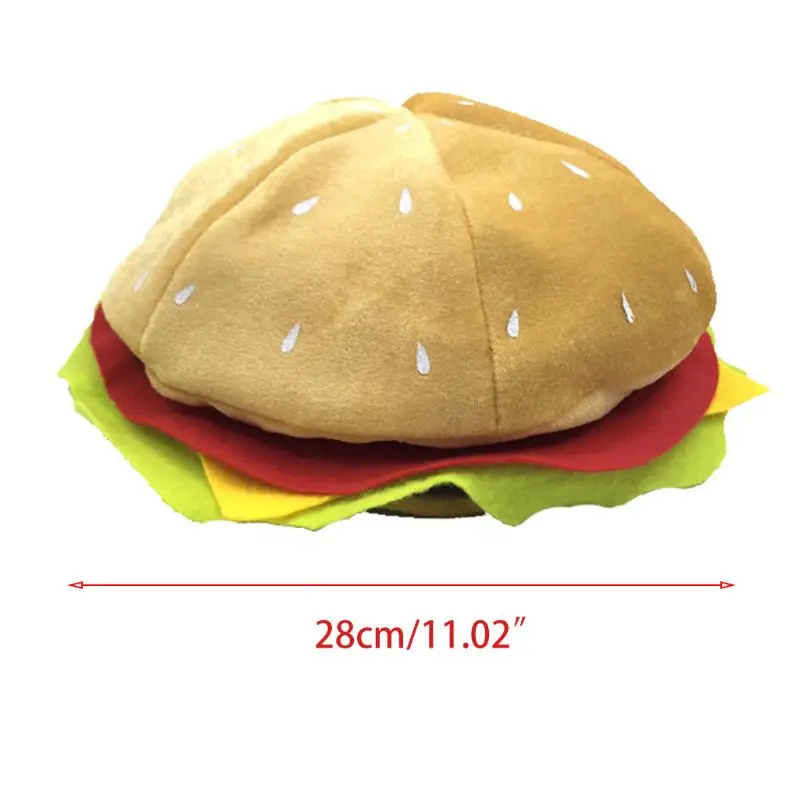 Adult Kids Funny Fast Food Fancy Hat Hamburger Cheeseburger Shaped Carnival Halloween Christmas Party Dress Up Costume
Adult Kids Funny Fast Food Fancy Hat Hamburger Cheeseburger Shaped Carnival Halloween Christmas Party Dress Up Costume