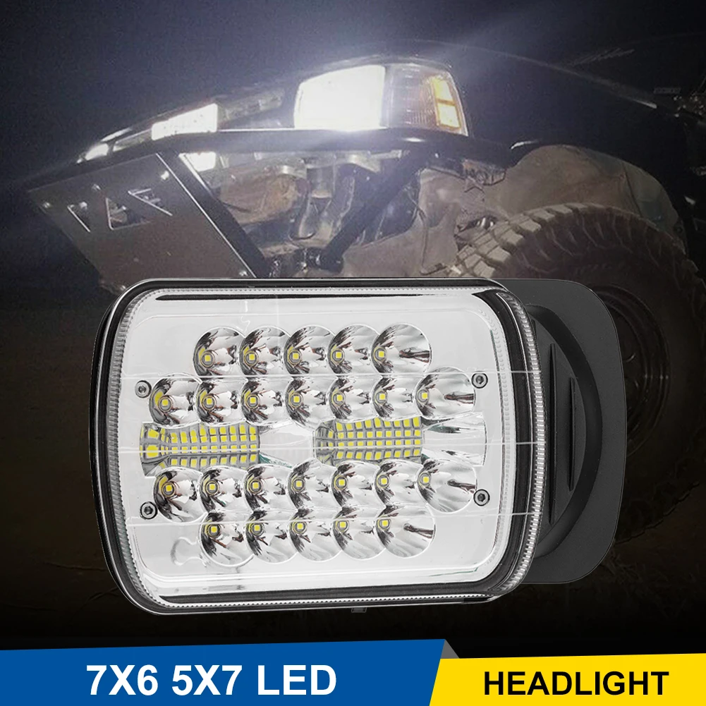 SALE 2pcs 180W 5x7 Headlights 7x6 LED Headlamp Hi/Lo Beam Daytime Running Light for Ford E-100 E-150 E-250 E-350 Car Accessories
SALE 2pcs 180W 5x7 Headlights 7x6 LED Headlamp Hi/Lo Beam Daytime Running Light for Ford E-100 E-150 E-250 E-350 Car Accessories