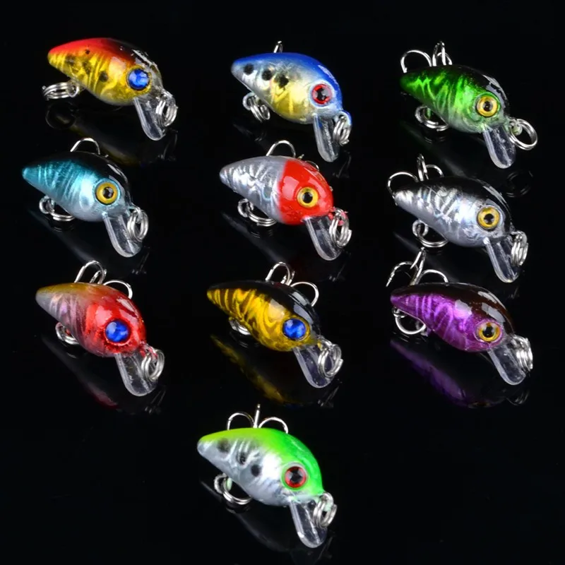 10 pcs/lot Bronzing Mini Fish Lure Floating Micro Bass Bait Treble Hook Crank Bait Shining Bronzing Layer
10 pcs/lot Bronzing Mini Fish Lure Floating Micro Bass Bait Treble Hook Crank Bait Shining Bronzing Layer