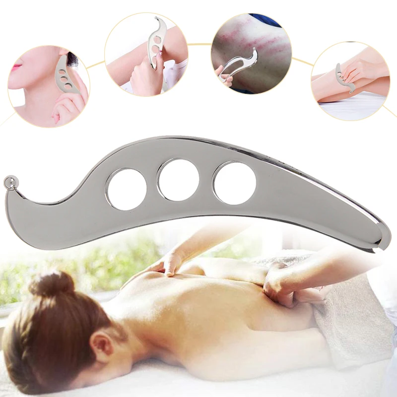 Инструменты для массажа Gua Sha инструменты из нержавеющей стали ручного