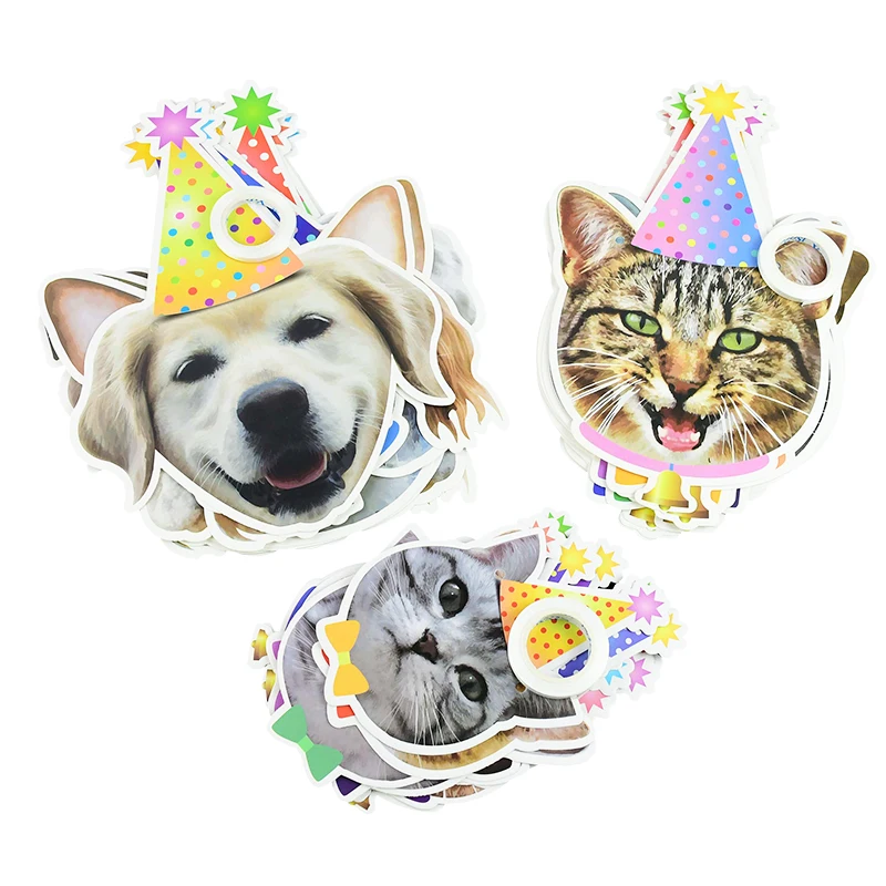 1Pcs Cute Cat Dog Pet Bunting Banners Happy Birthday Dog and Cat Animal Face Pull Flag Pet Theme Birthday Party Decoration
1Pcs Cute Cat Dog Pet Bunting Banners Happy Birthday Dog and Cat Animal Face Pull Flag Pet Theme Birthday Party Decoration