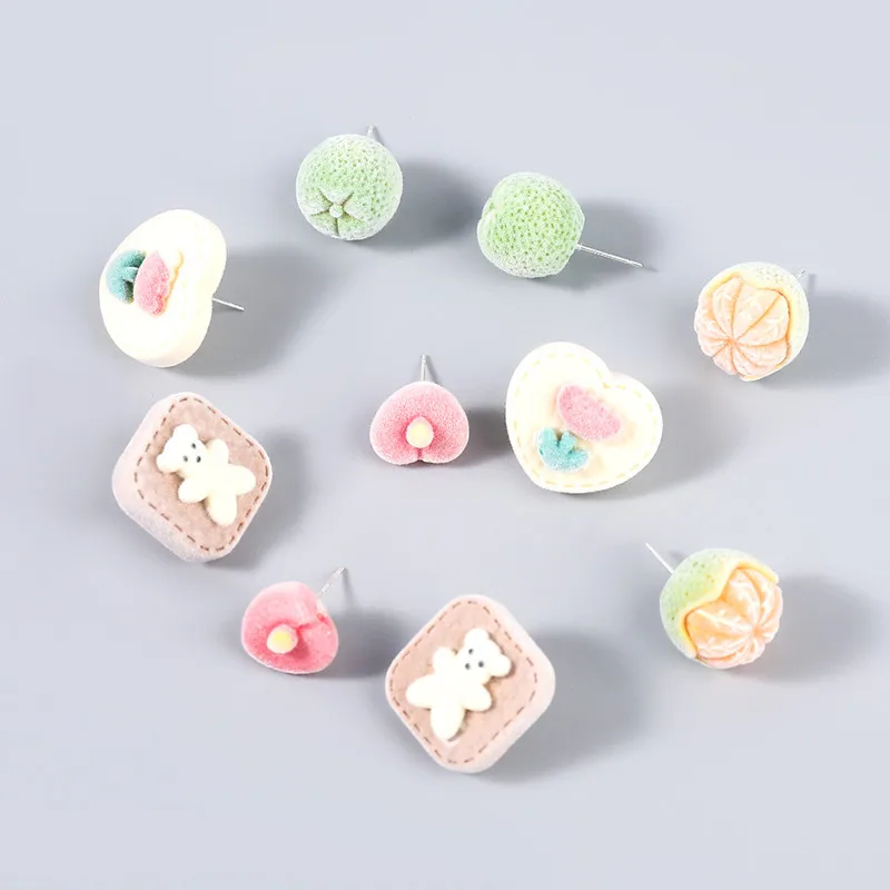 Find Me Creative Geometric Cute Flannel Square Heart-Shaped Stud Earrings For Women Party Jewelry Accessories
Find Me Creative Geometric Cute Flannel Square Heart-Shaped Stud Earrings For Women Party Jewelry Accessories