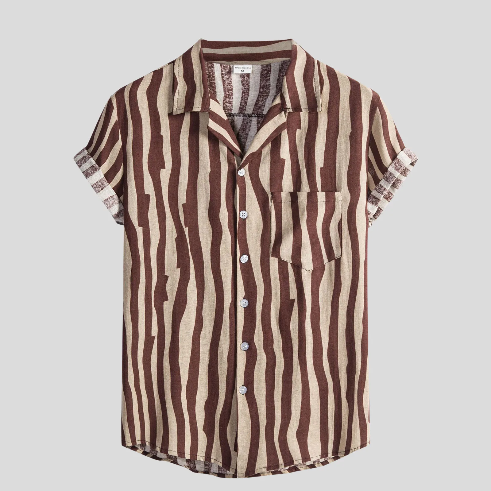 Summer Hawaiian Men Shirts Short Sleeve Work Shirt Men Striped Printed Blouse Men Casual Linen Button Shirt Camisas de hombre M6
Summer Hawaiian Men Shirts Short Sleeve Work Shirt Men Striped Printed Blouse Men Casual Linen Button Shirt Camisas de hombre M6