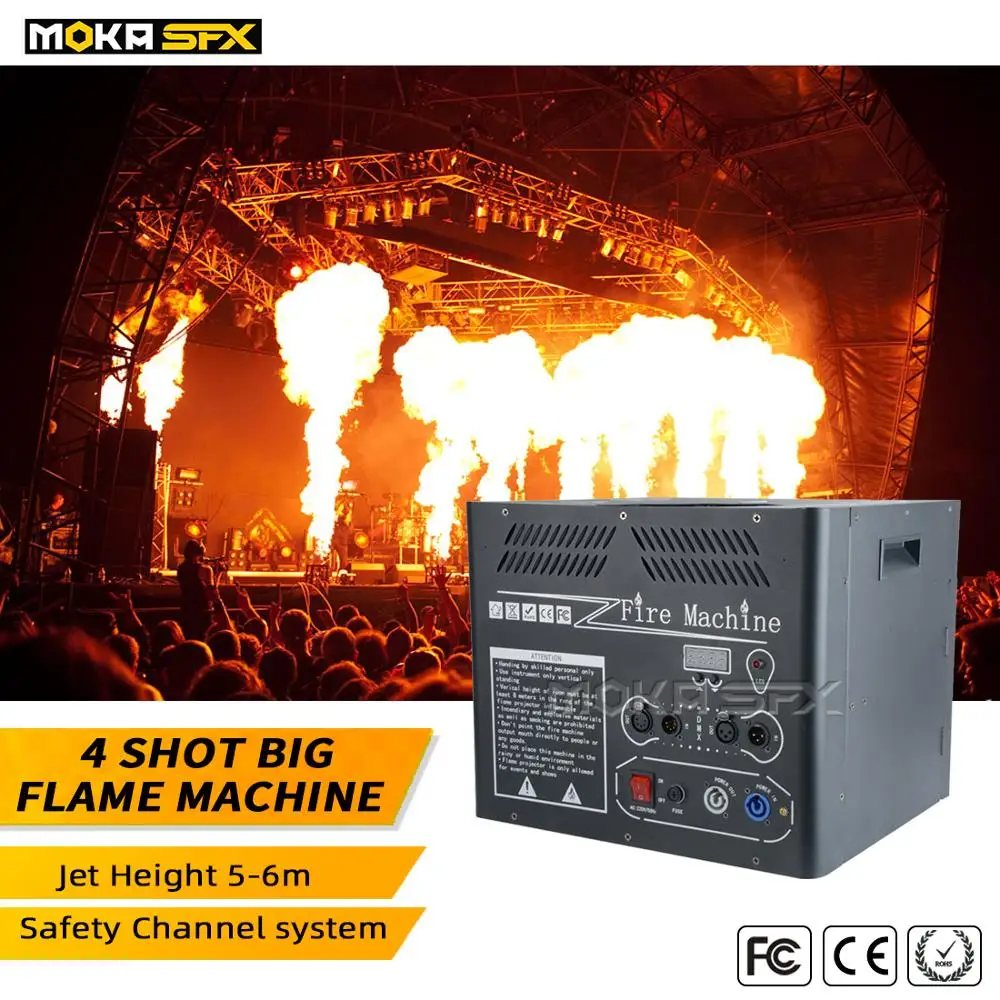 2pcs with Flycase Newest Hi big flame machine jet 6m flame projector 4 shot stage effect dmx fire machine for big event
2pcs with Flycase Newest Hi big flame machine jet 6m flame projector 4 shot stage effect dmx fire machine for big event