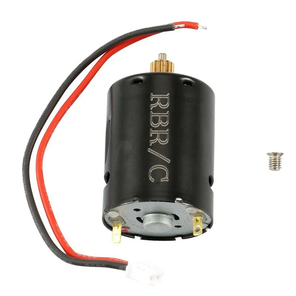 High Speed 6V 8T 52000 RPM 370 Metal Motor For WPL 1/10 RC Car D12 Gearbox Replacement Accessories Upgrade DIY
High Speed 6V 8T 52000 RPM 370 Metal Motor For WPL 1/10 RC Car D12 Gearbox Replacement Accessories Upgrade DIY