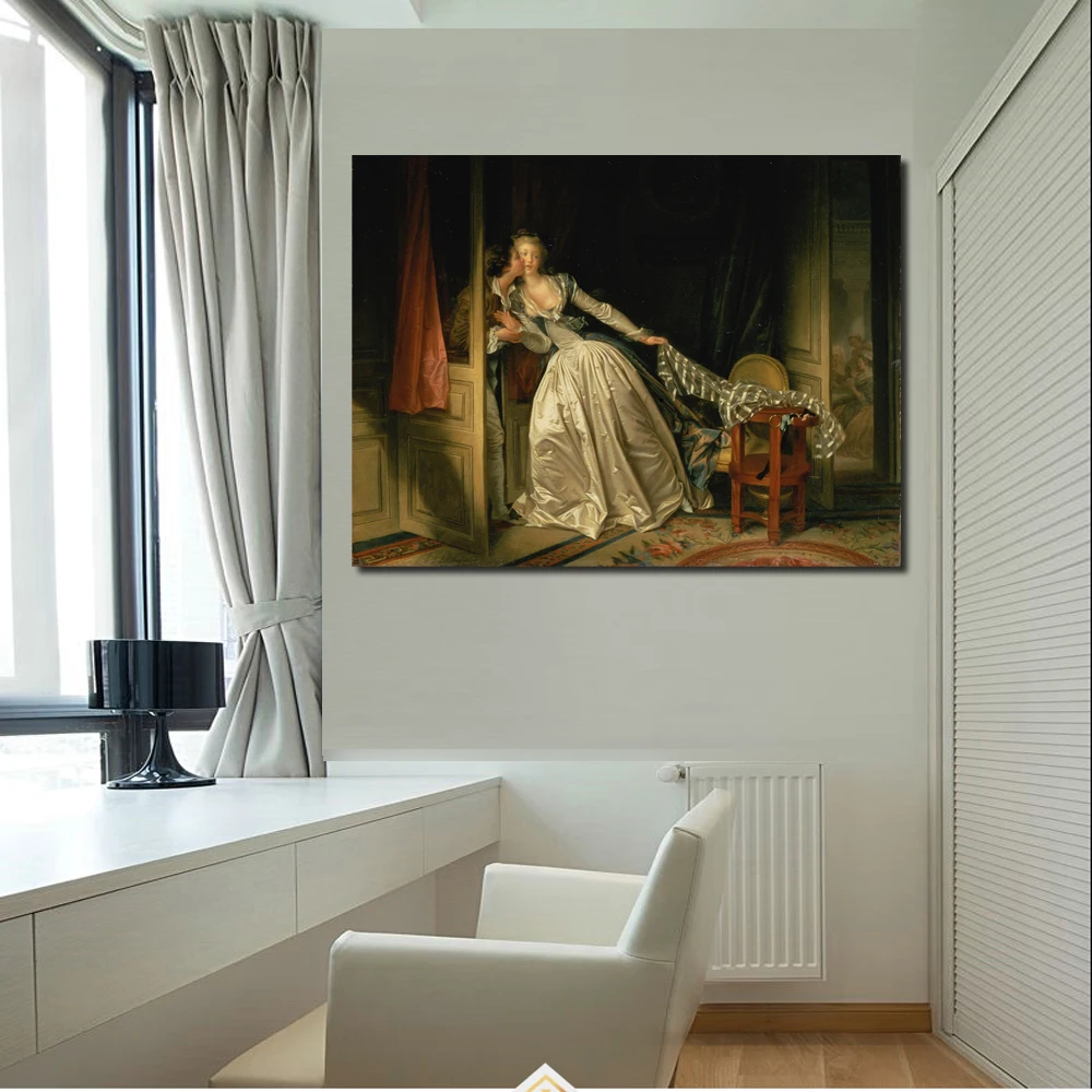 Classical Famous Oil Painting on Canvas The Stolen Kiss Print Poster Wall Art Decor Picture for Living Romm Home Decoration Gift
Classical Famous Oil Painting on Canvas The Stolen Kiss Print Poster Wall Art Decor Picture for Living Romm Home Decoration Gift