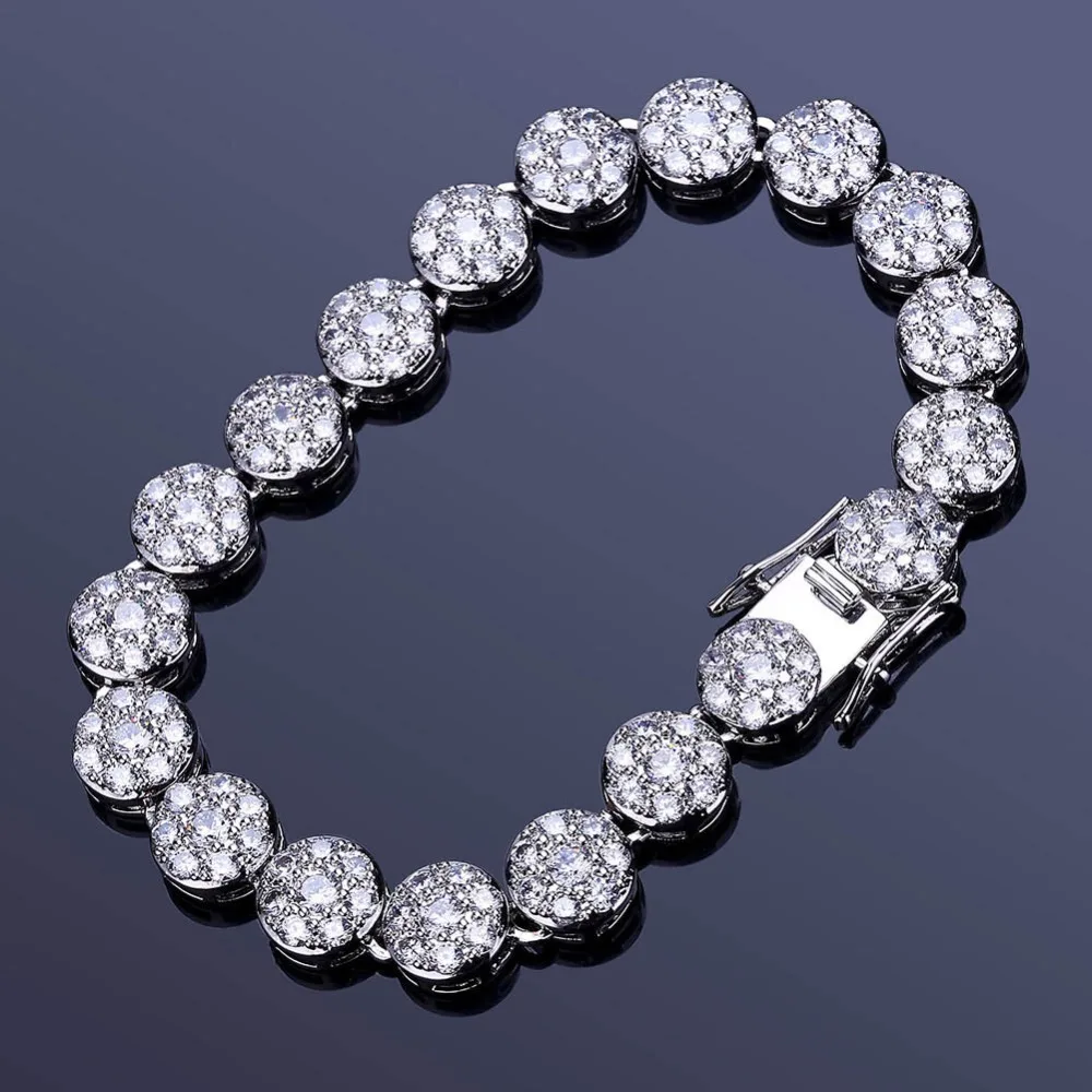 Fashion Hiphop 10mm Plum Blossom Personal 18K Gold Chain Copper Metal High Quality CZ Zirconia Free Ship Luxury Brand Bracelet
Fashion Hiphop 10mm Plum Blossom Personal 18K Gold Chain Copper Metal High Quality CZ Zirconia Free Ship Luxury Brand Bracelet