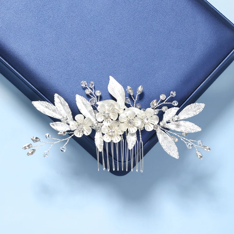 Bridal Hair Accessories For Women Pearl Rhinestone Hair Comb Women Hair Jewelry Silver Color Wedding Accessories Headpiece
Bridal Hair Accessories For Women Pearl Rhinestone Hair Comb Women Hair Jewelry Silver Color Wedding Accessories Headpiece