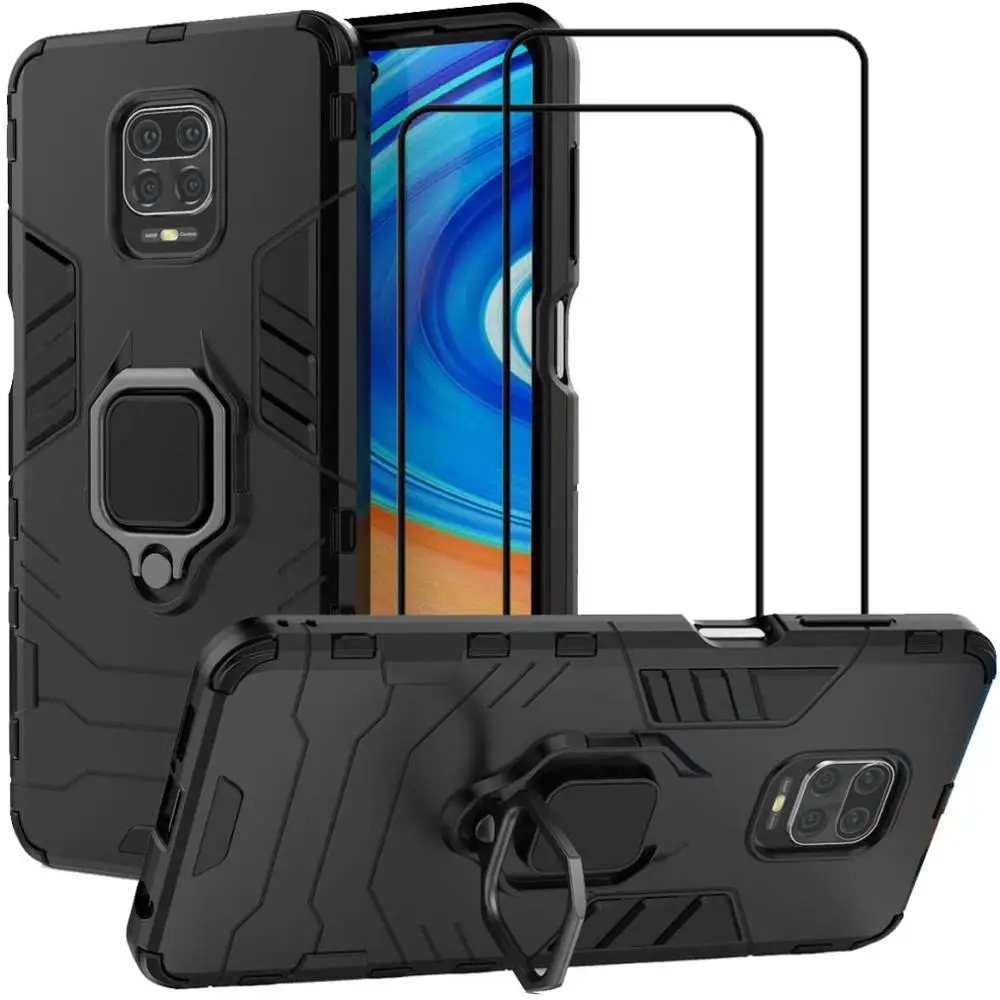Для redmi note 9 pro max чехол Полный Защитный противоударный Гибридный Двойной layerArmor для