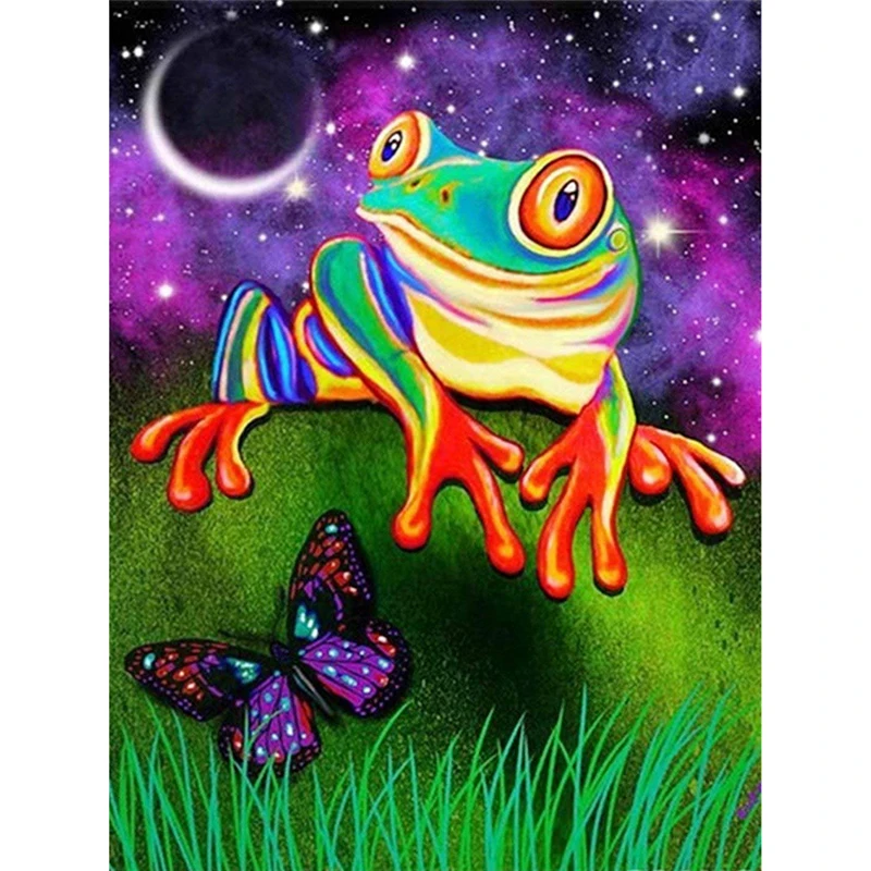 Daimond DIY 5D Diamond Painting Frog Butterfly Full Drill Square Round Mosaic Embroidery New Year Love Gift Decoration Diamont
Daimond DIY 5D Diamond Painting Frog Butterfly Full Drill Square Round Mosaic Embroidery New Year Love Gift Decoration Diamont